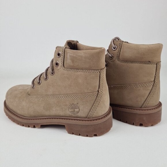 Timberland 6 IN Premium Waterproof Kids Boots Yellow Leather - Picture 8 of 12